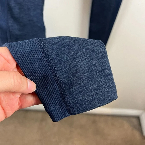 Athleta Exhale Stash Pocket Heel Tight Legging Size XS Blue Yoga Workout - Picture 9 of 12